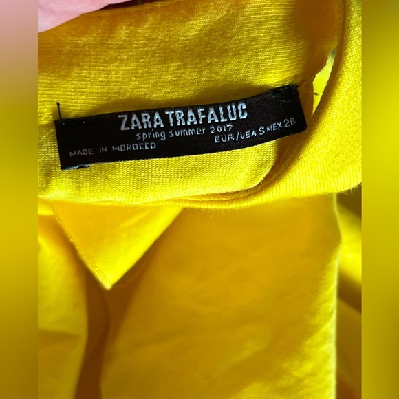 || ZARA || BODYSUIT || HALTER || RUFFLES || COLD-SHOULDER BODYSUIT || - Picture 3 of 5